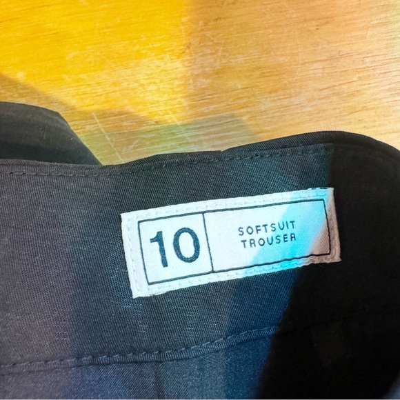 GAP | NWT High Rise SoftSuit Trousers in True Black Sz. 10 - Picture 8 of 11